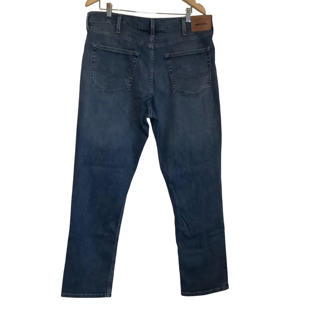 Levi Strauss Signature Gold‎ Slim Mens Jeans Dark Wash Blue Denim Stretch 40x30